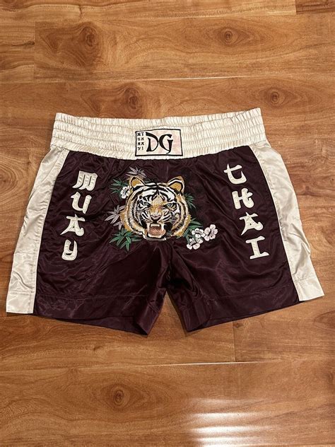 dolce gabbana muay thai|Dolce & Gabbana Men’s Archive Muay Thai Embroidered Satin.